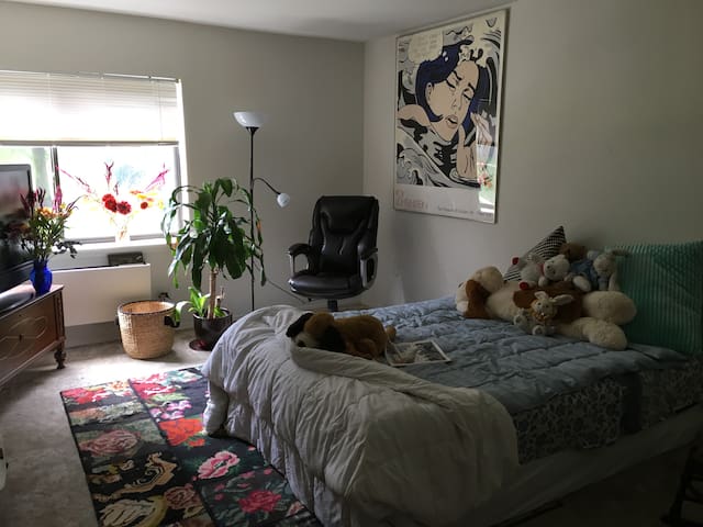 Luxurious bdrm in 2 bdrm apt in private complex