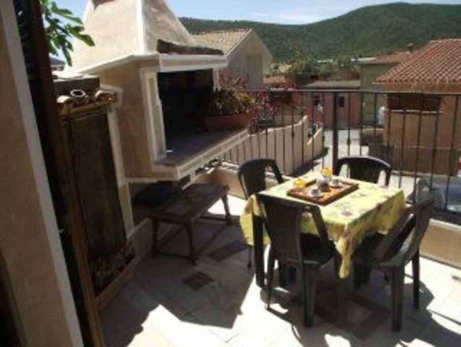 terrazza con vista panoramica