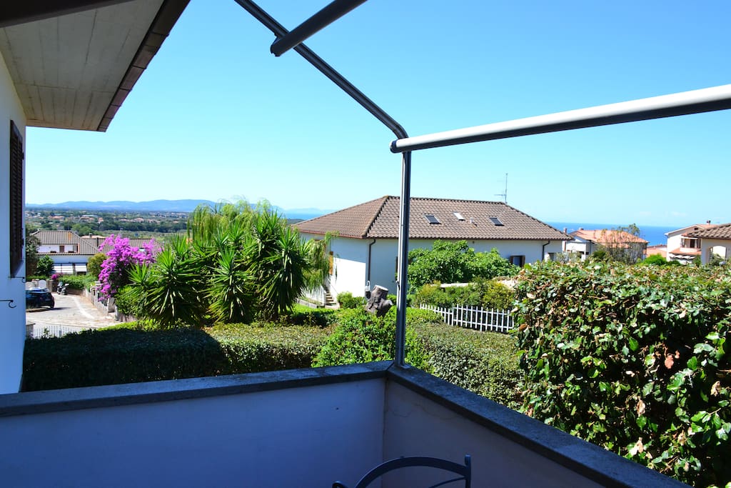 vista dalla terrazza