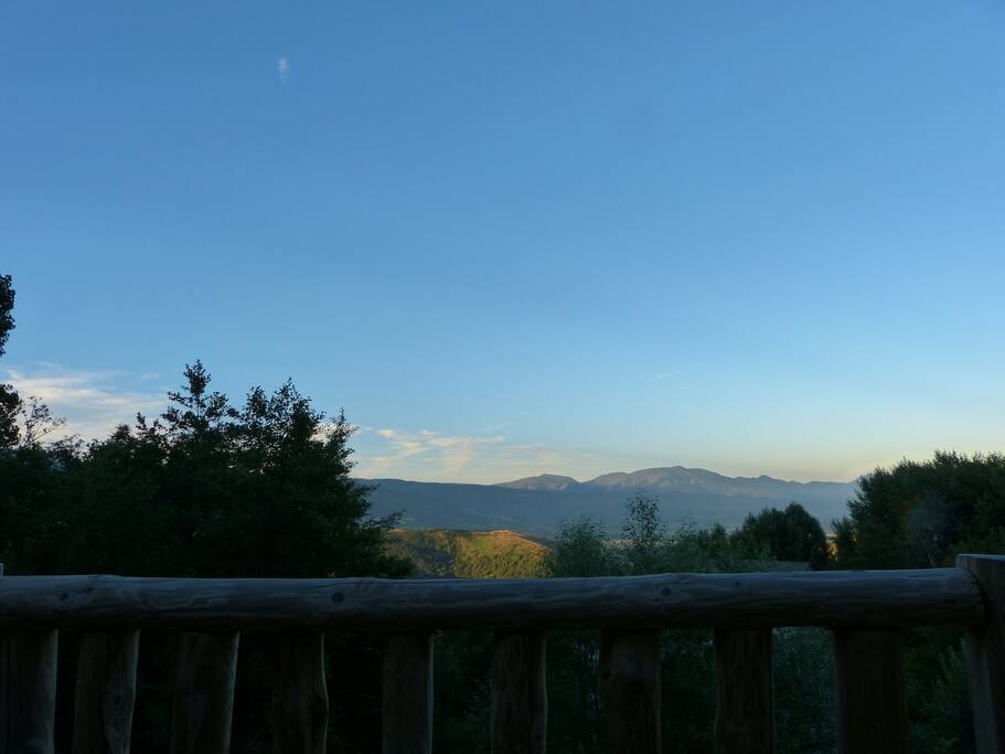 La vue du chalet