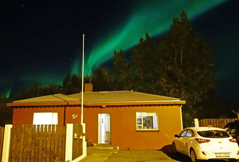 If you're lucky, you can even see the Northern Lights from my doorstep.