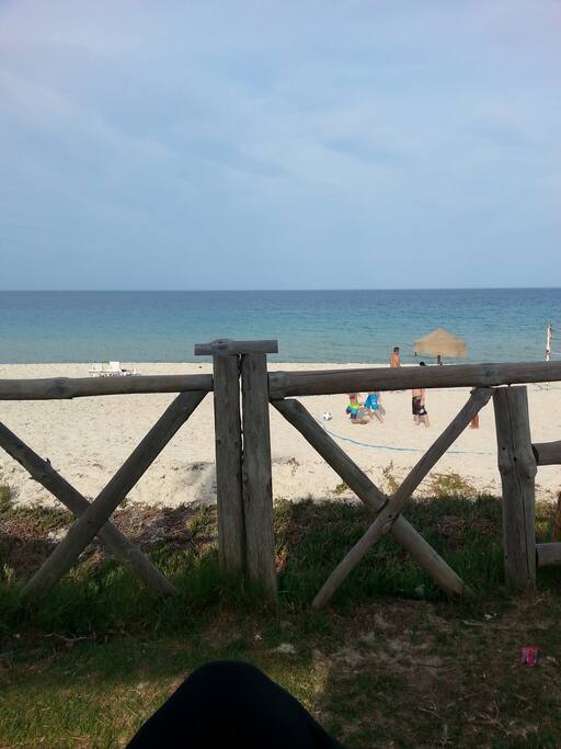 Accès direct à la plage privée