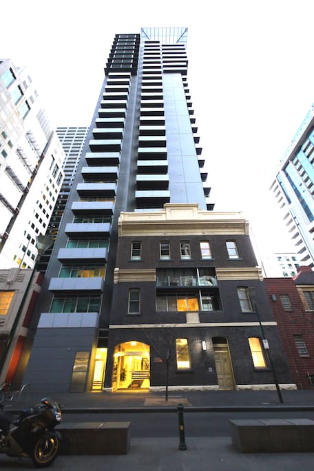 Front View of Building