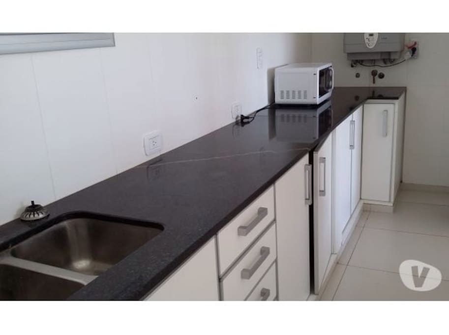 Amplia cocina totalmente equipada