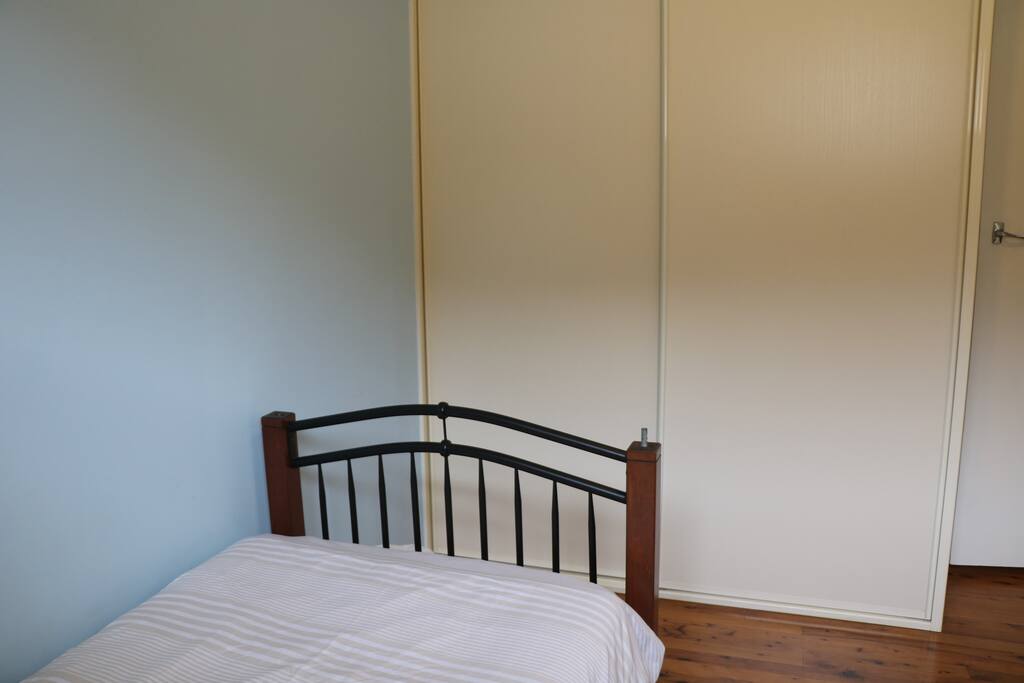 Built in wardrobe with internal drawers
