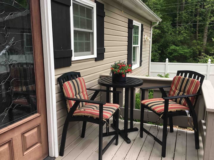 “The S”. Private 1BR furnished with WiFi 55” TV Cottages for Rent in