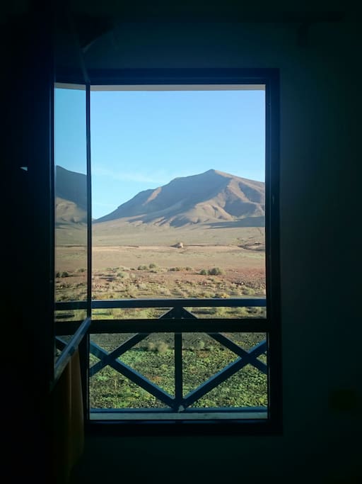 vista desde la ventana de la habitación.