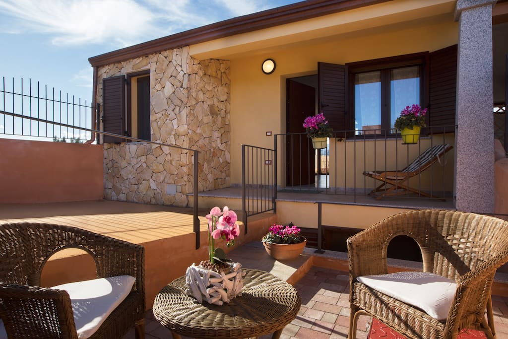 The Balcony with comfortable chairs to relax