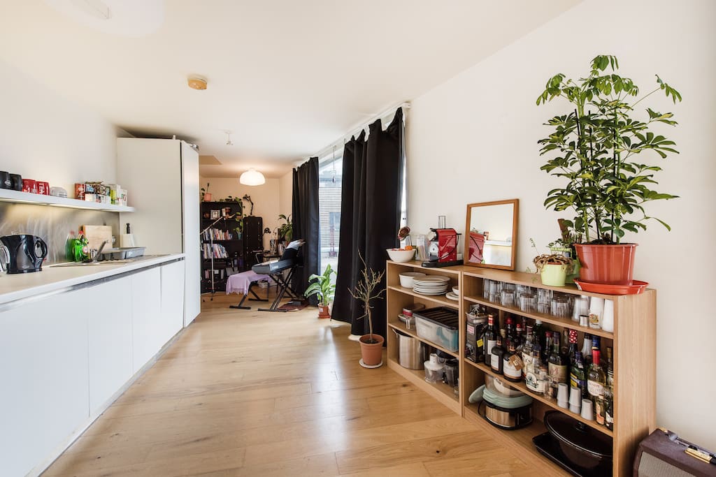bright and sunny space to chill out