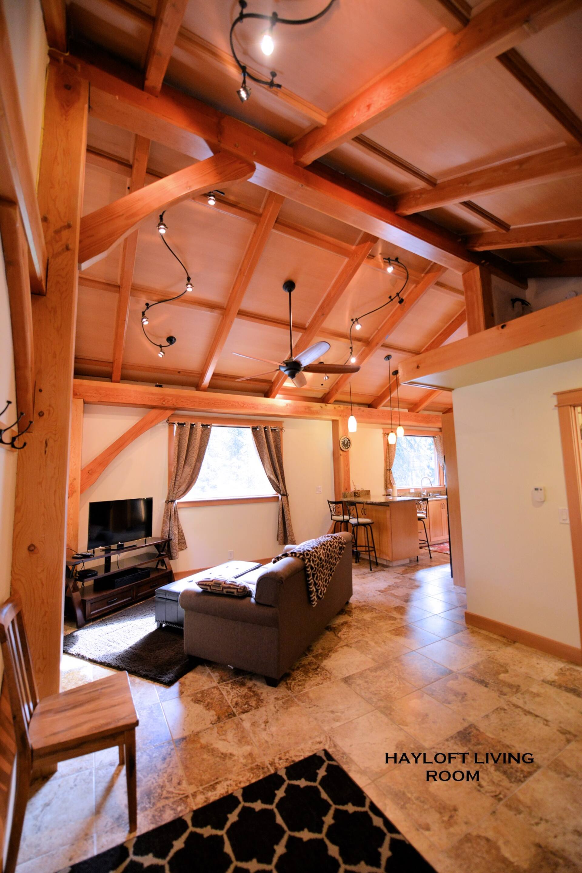 Loft-Bagno in camera-Firma-Vista montagna-Hayloft Cottage — foto 3
