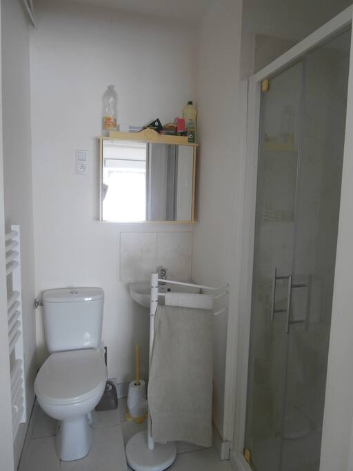 salle d'eau avec wc