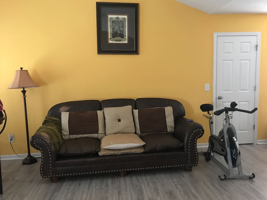 Master Bedroom Suite with Spin Bike