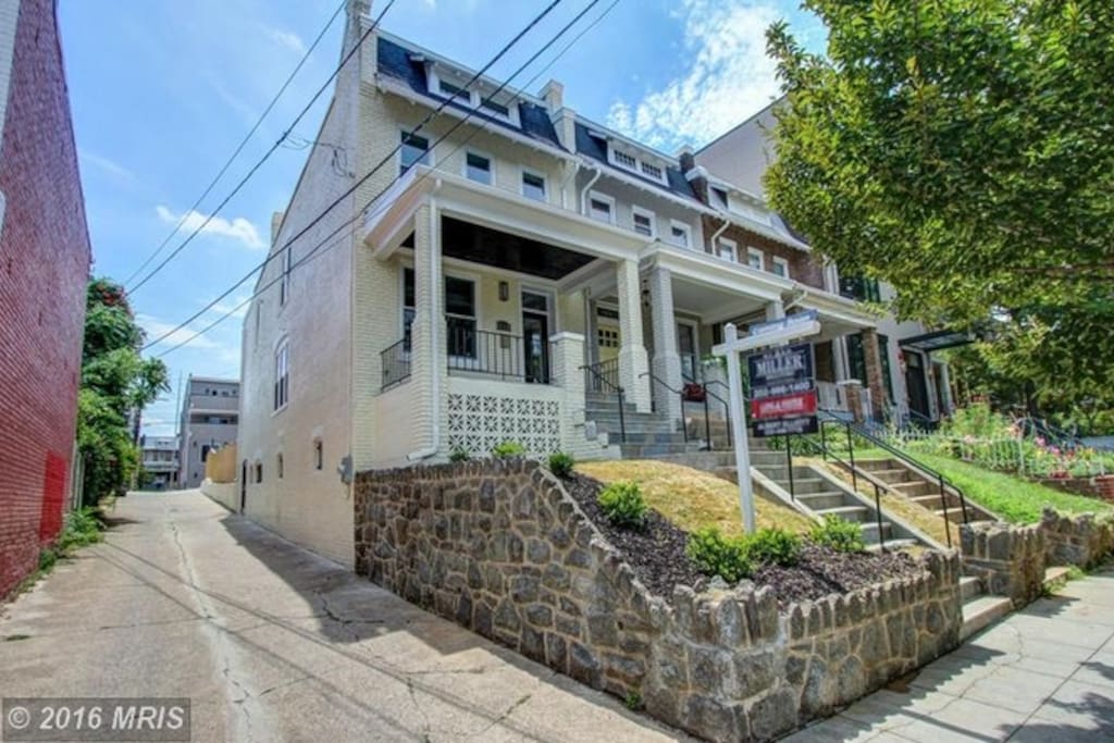 Private entrance to your apartment is on the left side of our house.