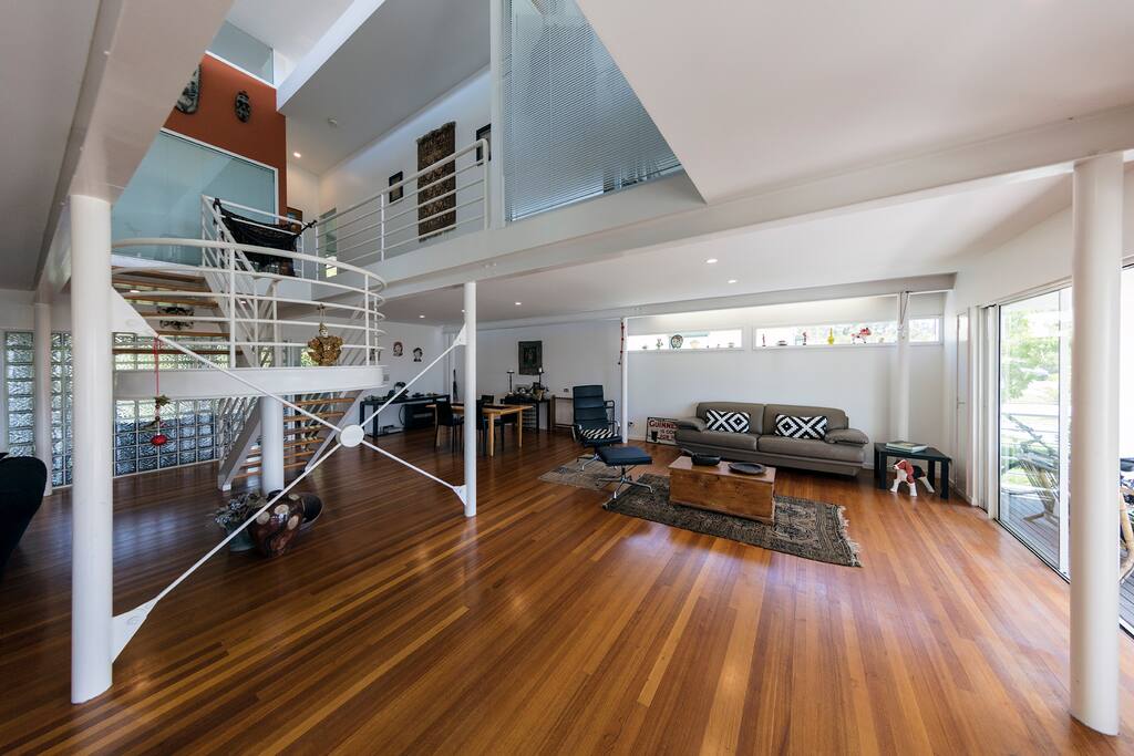Open plan living area