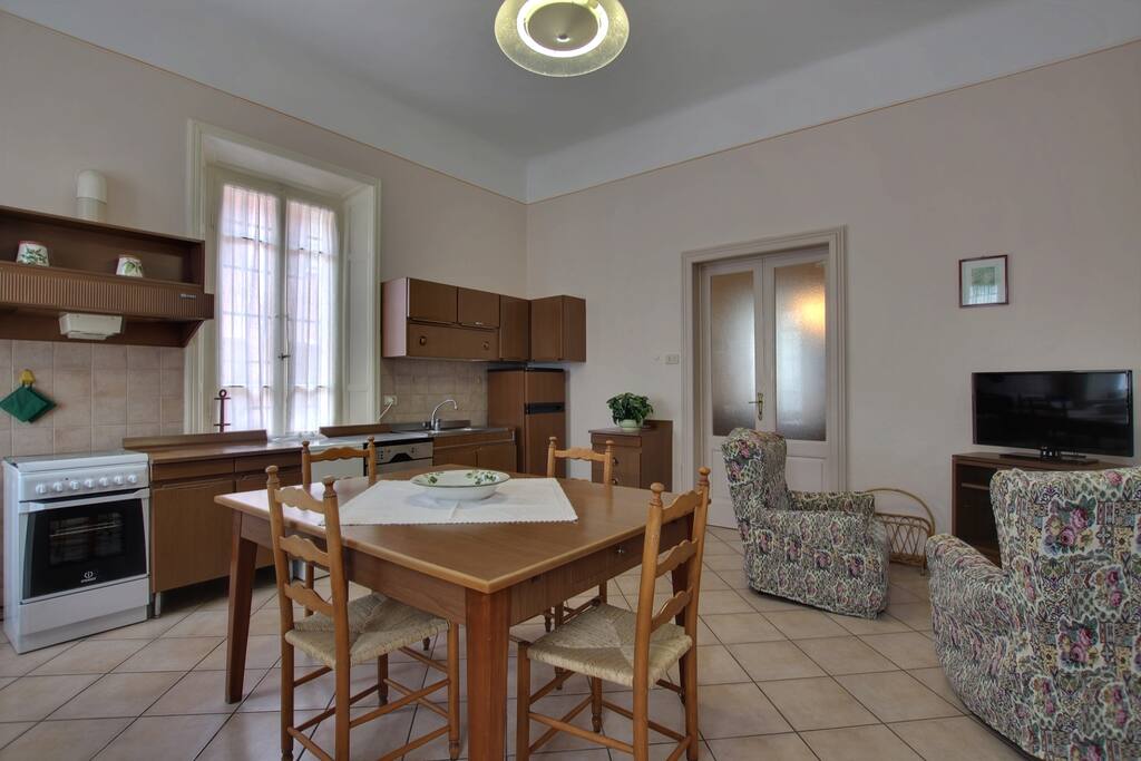 Il soggiorno/cucina
