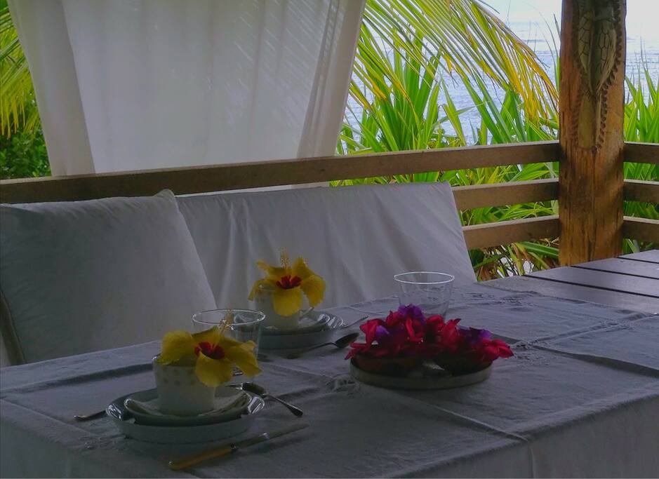 Living a tropical dream in a relaxing atmosphere.