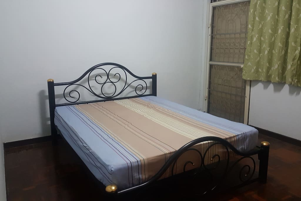 Private bed room with the king size bed