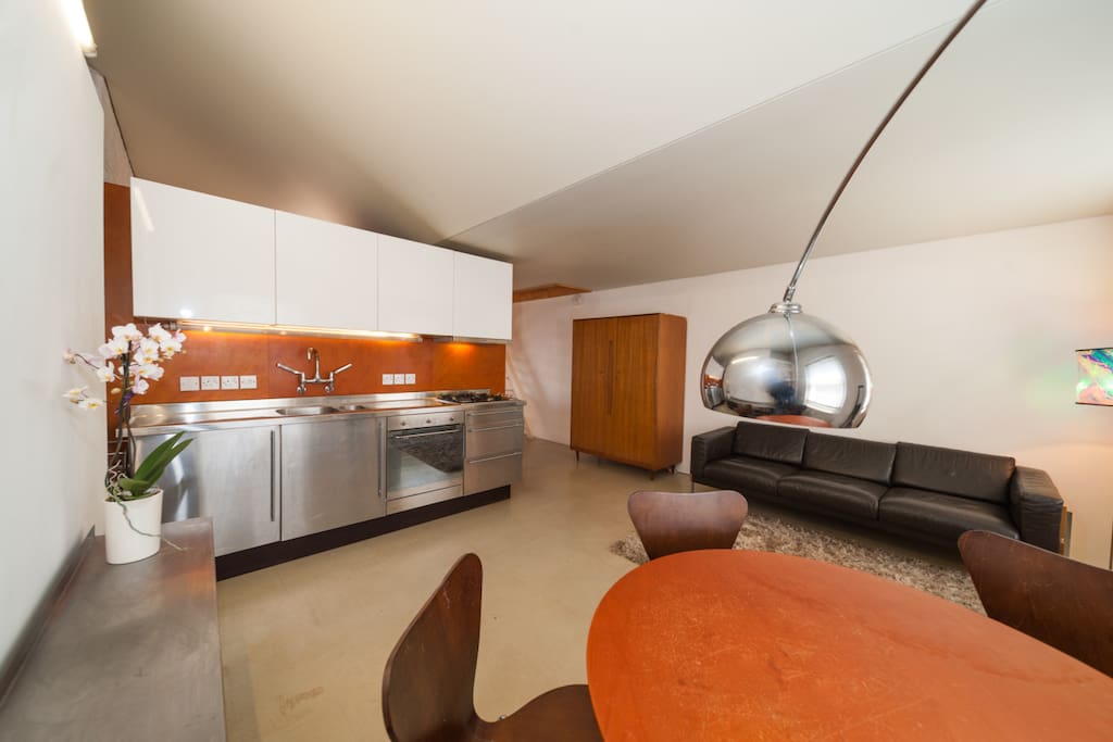 Kitchen and dining area