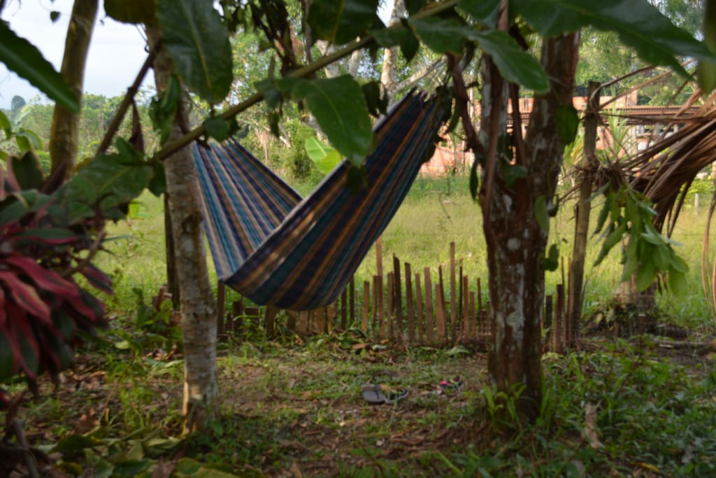 hanging your hammock in our second property in the jungle!
