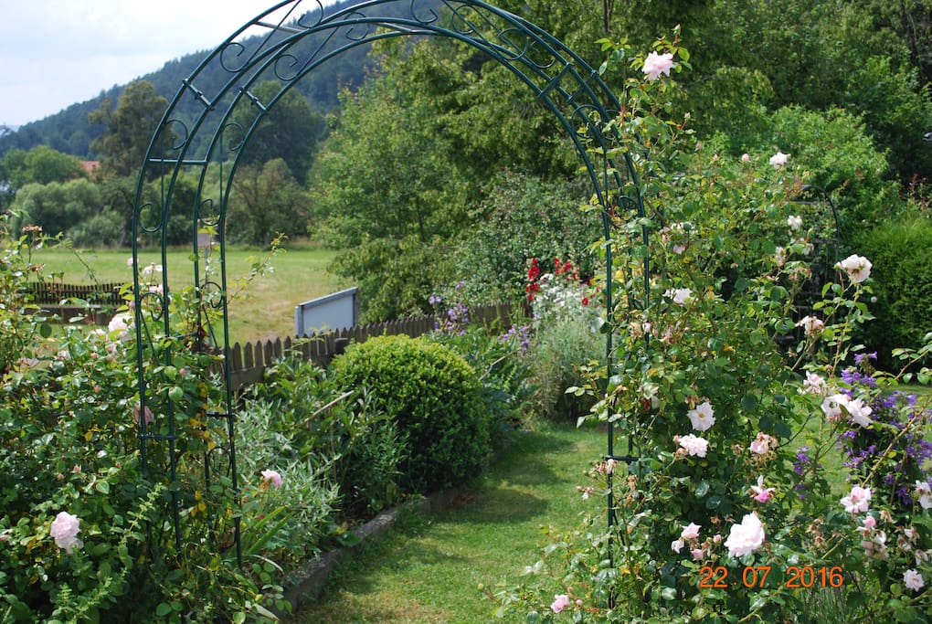 Eingang zum oberen Garten