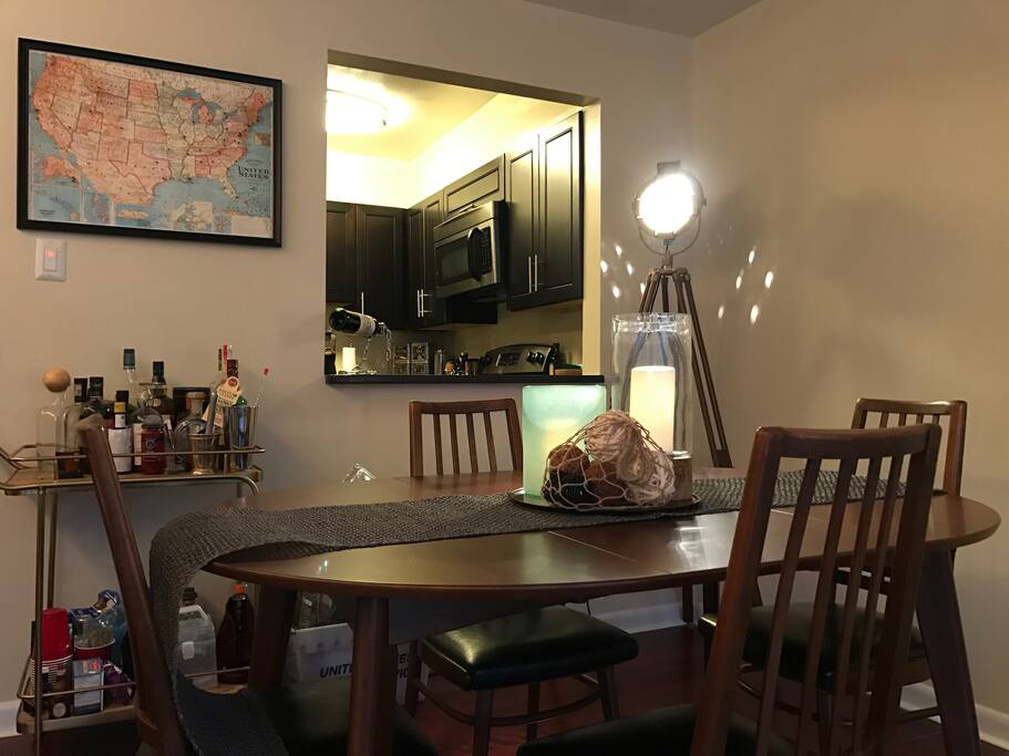 Dining Area w/ Bar Cart (some selections available)