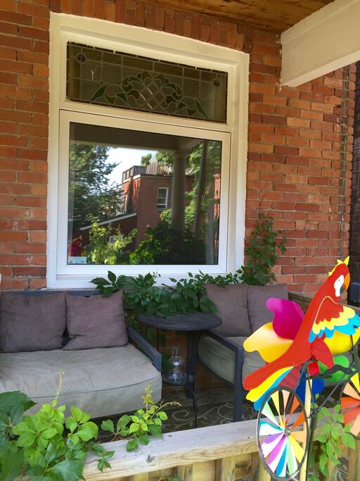 Our south facing porch!