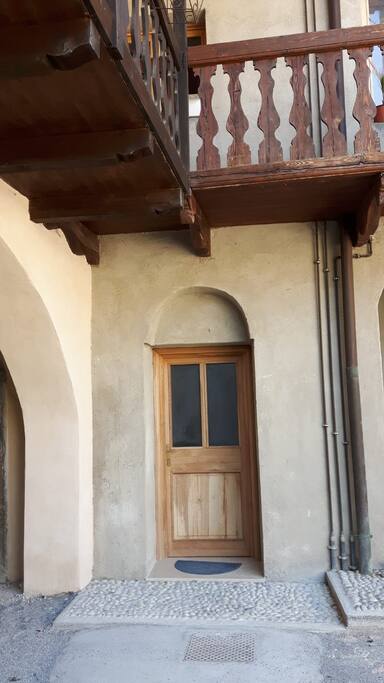 door entrance to the stairs