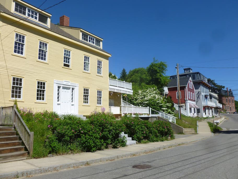 steps from historic Rockport village