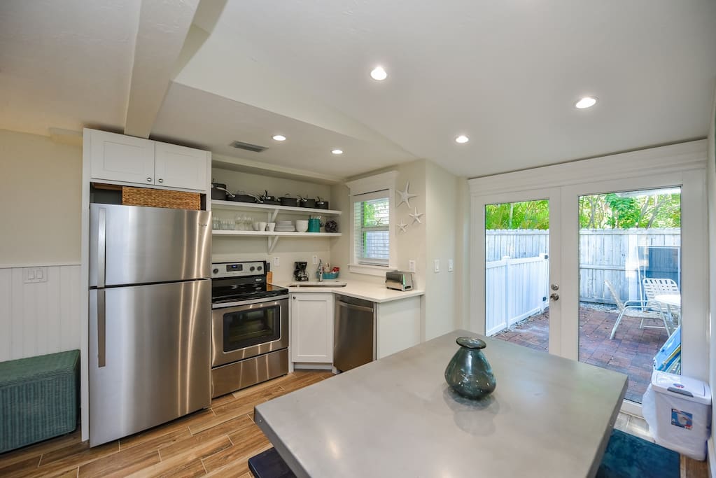 Open concept kitchen