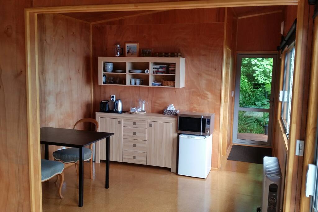 Common area with small kitchenette