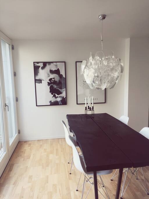 Dining and living room
