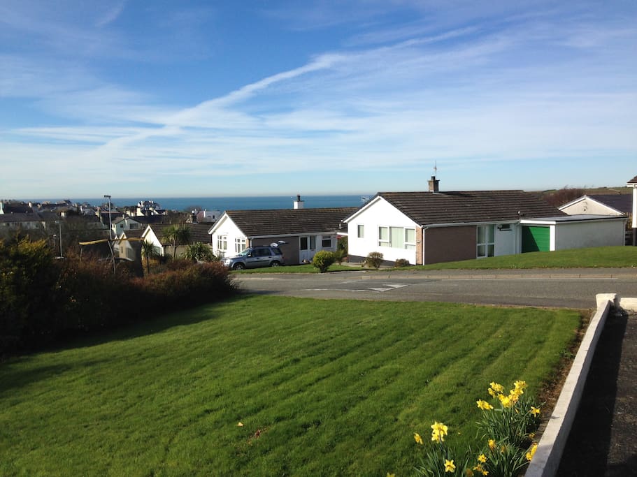 View from the lounge - front lawn