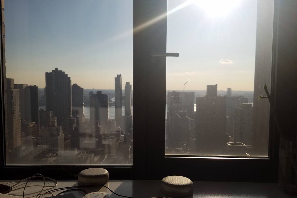 view from the kitchen