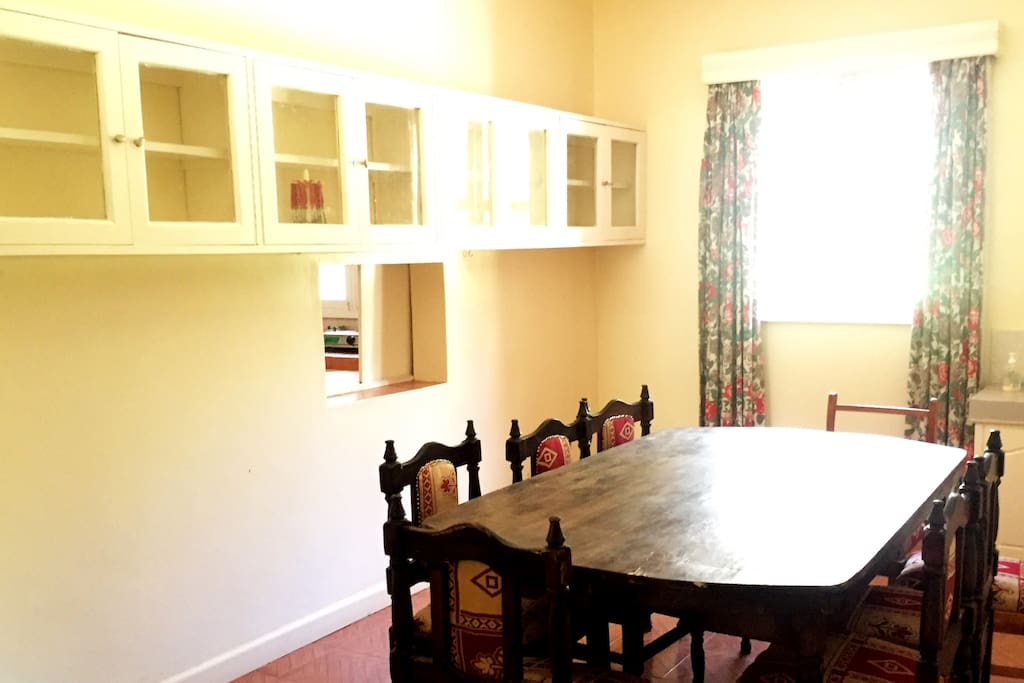 Rustic Dining area