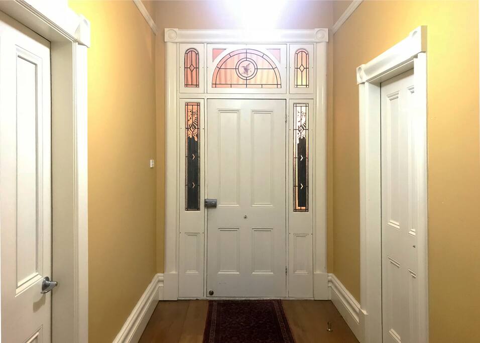 Hallway - Front Door, Bedroom 1 and Bedroom 2