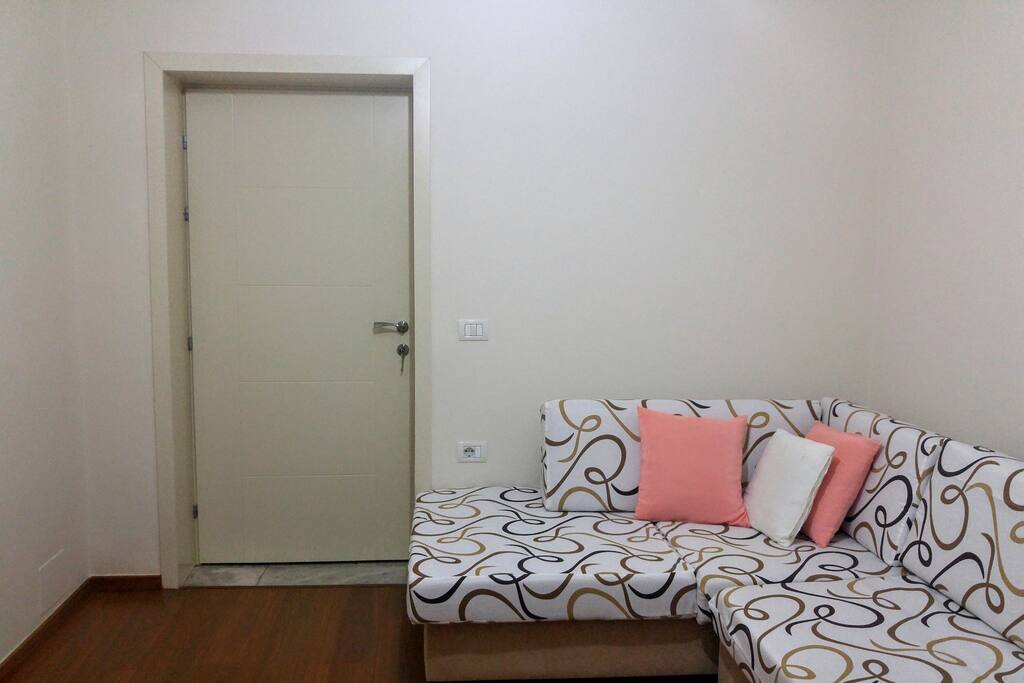 room door with key