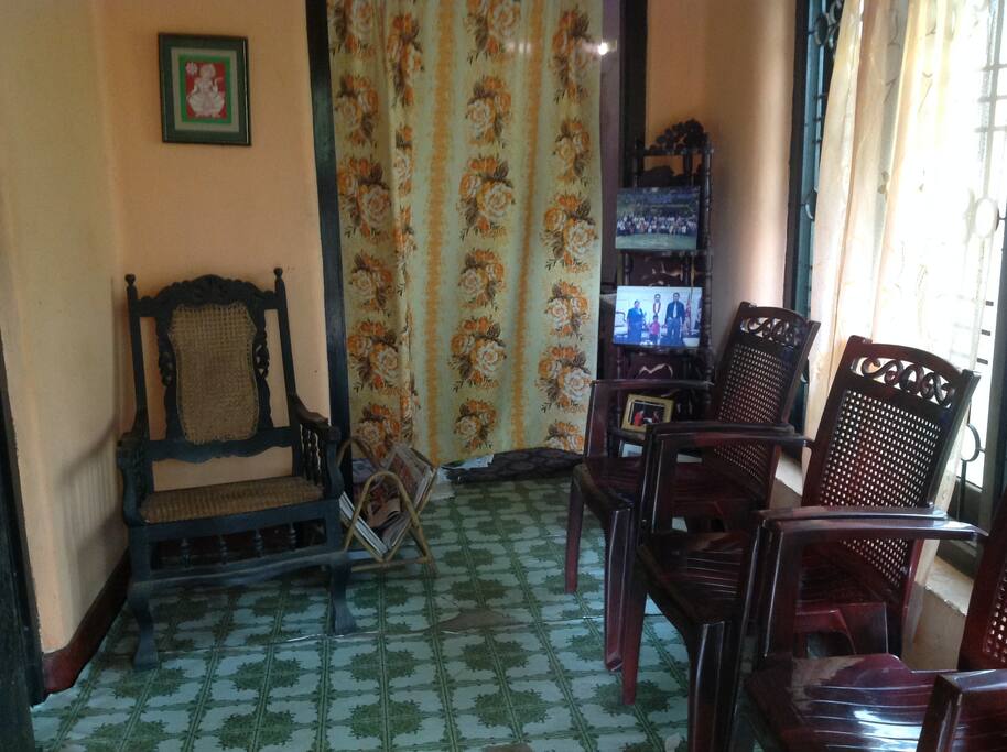 Discussion room at the entrance