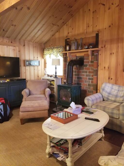 homey cabin feel