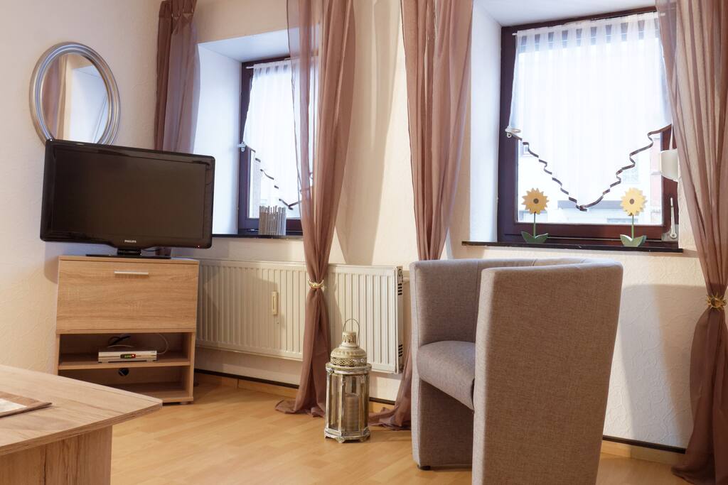 Großer Fernseher über Sat Anlage