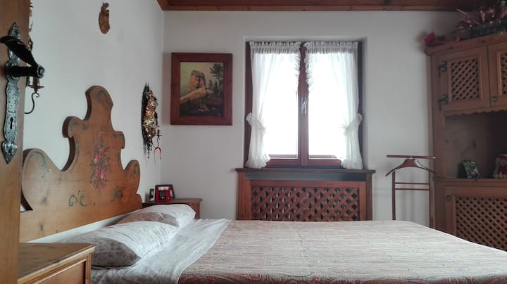 غرفة نوم مزدوجة في الطابق الأرضي