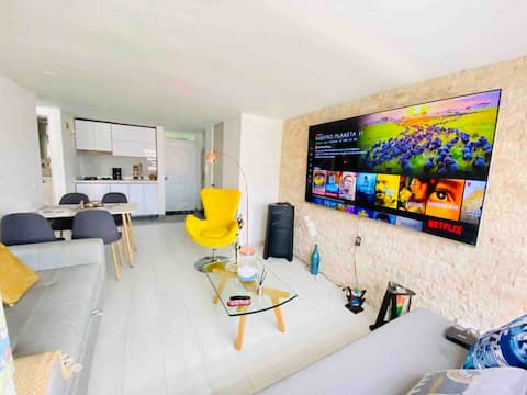 Airbnb con mejor rendimiento: New, modern and cozy studio apartment. en San Cristóbal