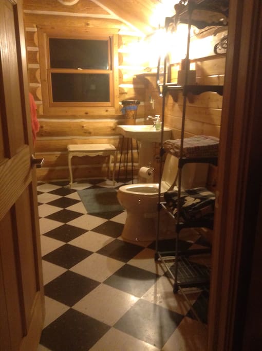 Half bath attached to room.