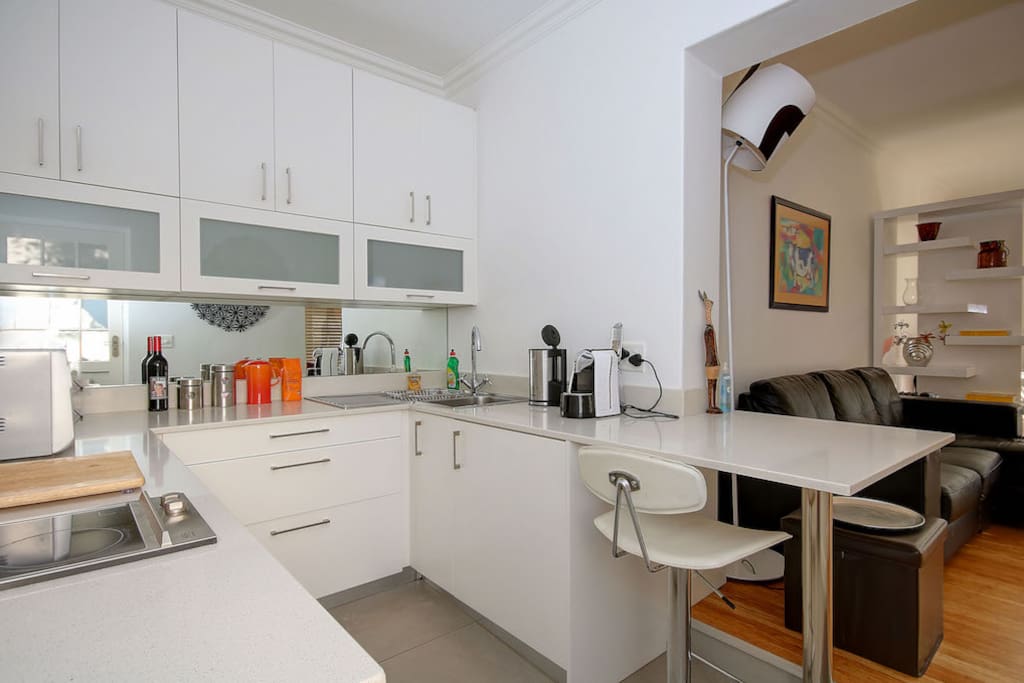 Fully equipped compact kitchen