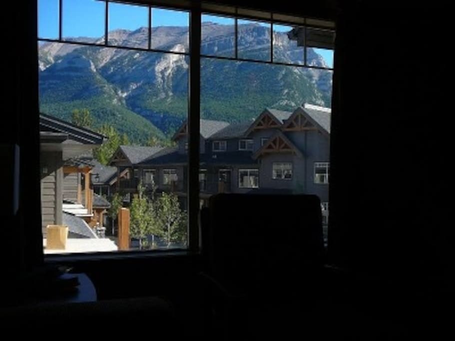 Canadian Rocky Mountain Living Room views