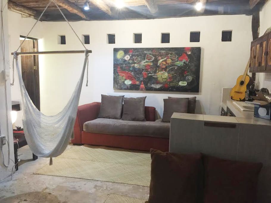 Spacious Lounge in the ground level of cabaña