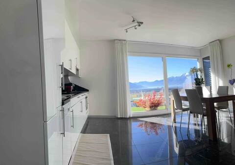Modern one-bedroom apartment overlooking Lake Maggiore