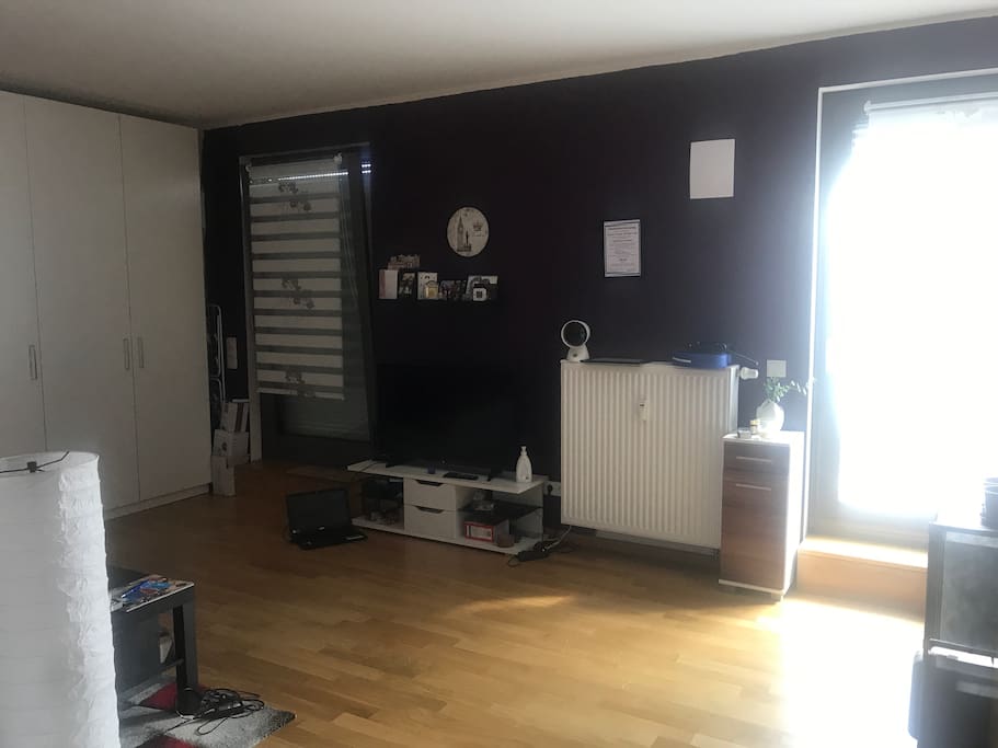 TV and Balcony
