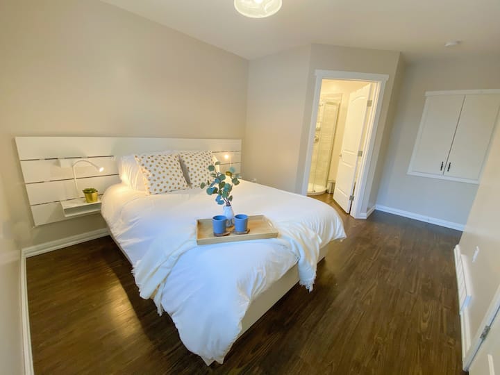 Main Floor Master Bedroom with Ensuite