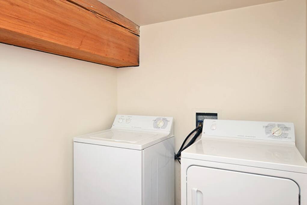In unit washer and dryer