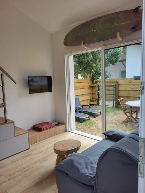 Airbnb performant: studio for 2 guests, 600 m from the beach 2* à Labenne